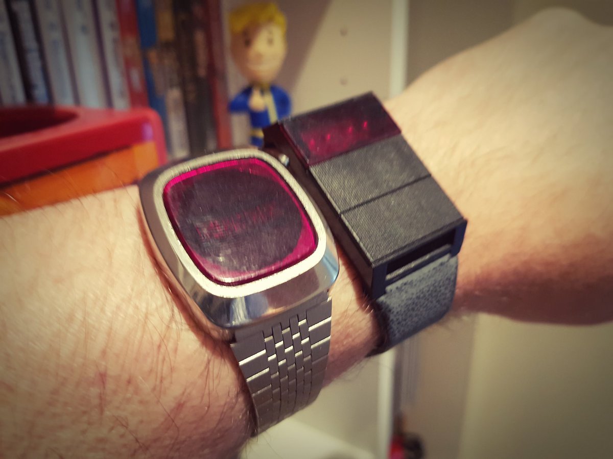 Lord_Arse's tweet photo. Commodore and Sinclair watches, living in perfect harmony on my wrist. https://t.co/N5oOLJMOdL