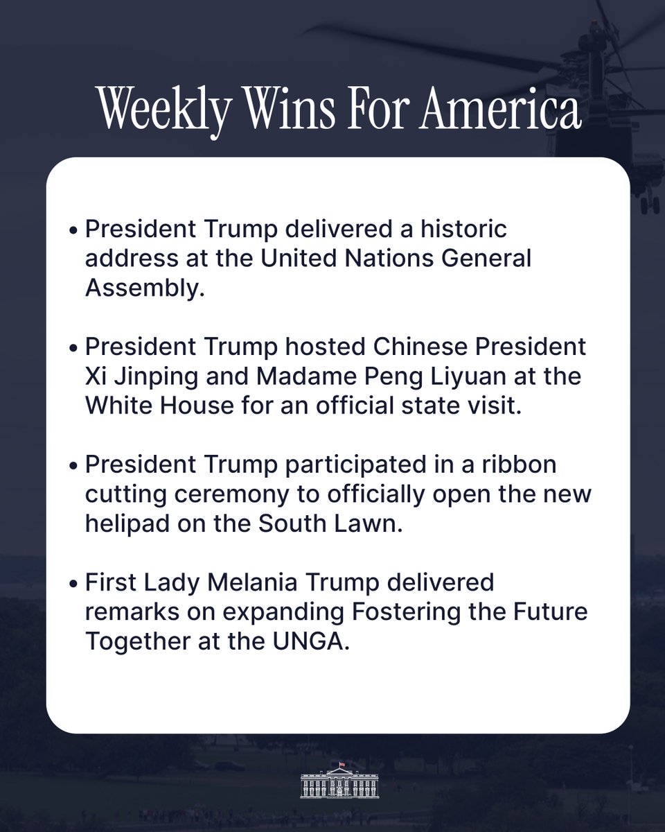 WhiteHouse's tweet photo. 🇺🇸 https://t.co/OHtcvh55Wc