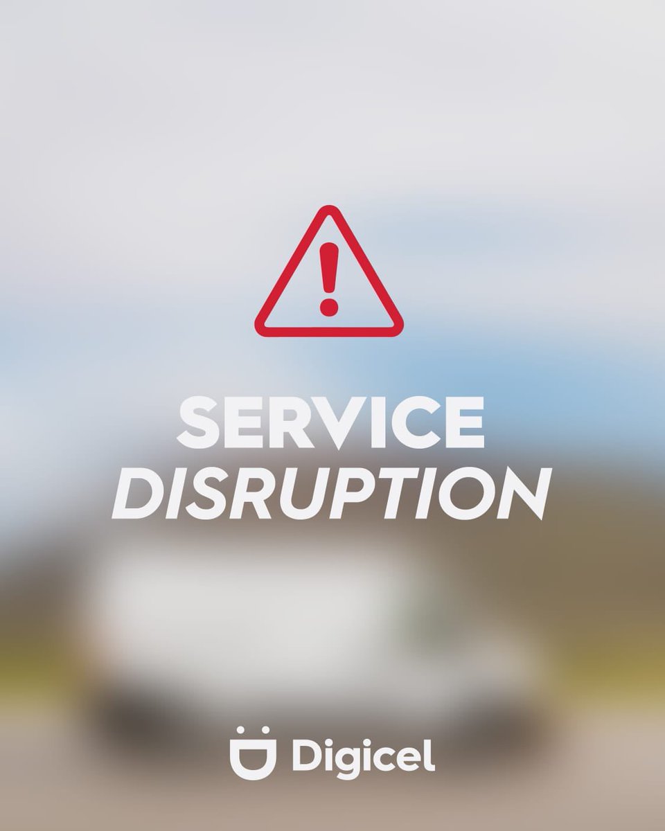 DIGICELJamaica's tweet photo. Vandalism to our network infrastructure has impacted internet service for customers in Bridgeport, Independence City and surrounding areas.

Our teams are en route to assess the extent of the damage and work to restore connectivity as quickly as possible.

We apologise for the inconvenience caused. 

More updates will follow.