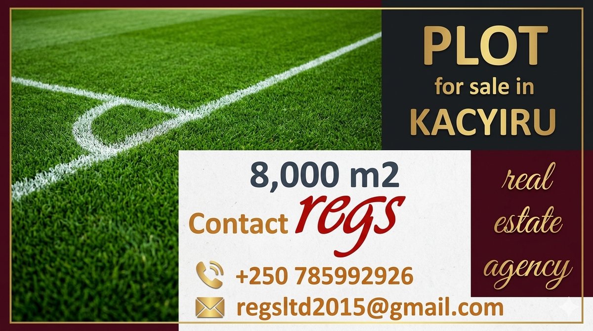 8,000 sqm Plot for Sale in Kacyiru, Gasabo