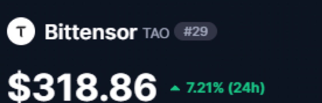 MartinezJpriv's tweet photo. $TAO wants to break into the 400s, momentum is on our side

HIGHER! https://t.co/SUao8E2jR2
