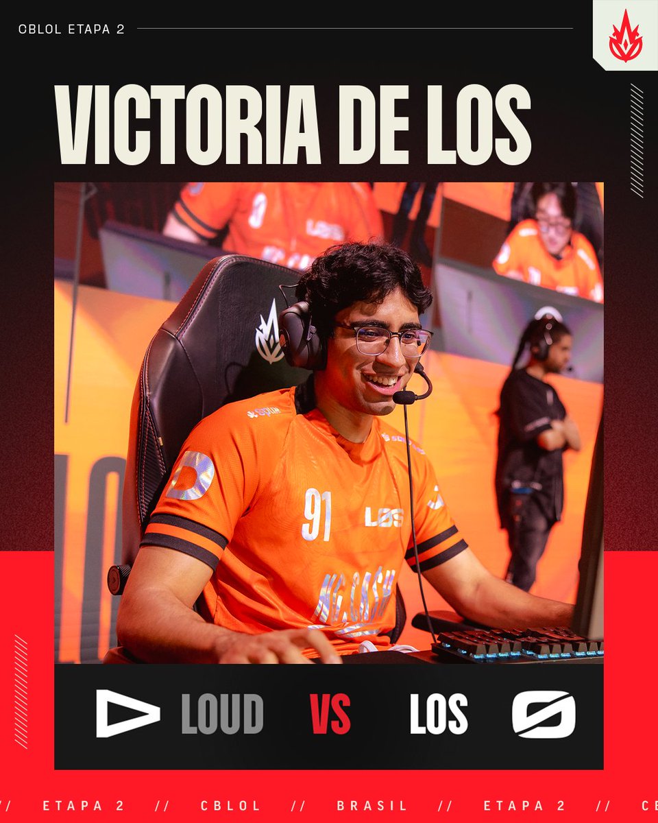 lolesportsla's tweet photo. 📢¡@losgrandesgg SE VA A WORLDS 2026 Y A LA GRAN FINAL DE #CBLOL!
La onda naranja nos lleva a 5 partidas contra LOUD, quedándose con la Victoria. https://t.co/NzY3vbeMaW