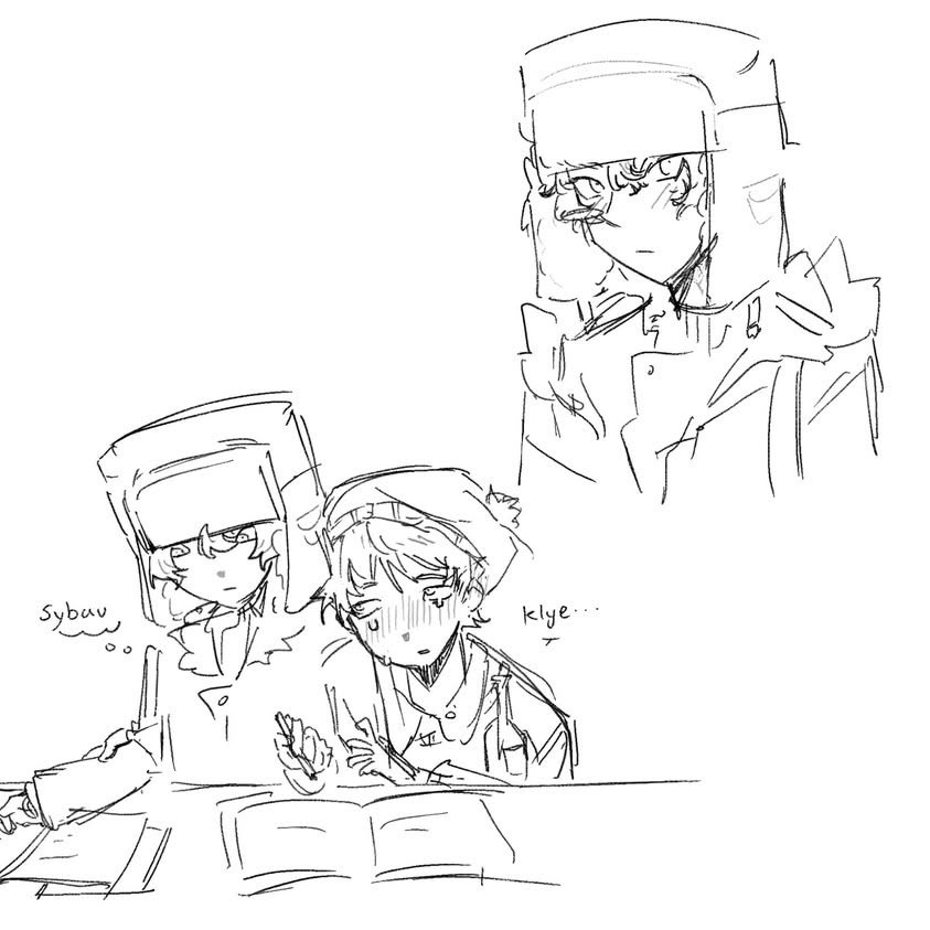jacketplush's tweet photo. I supposed to only draw kyle but someone asked for #spstyle https://t.co/hKoKaqnsoY