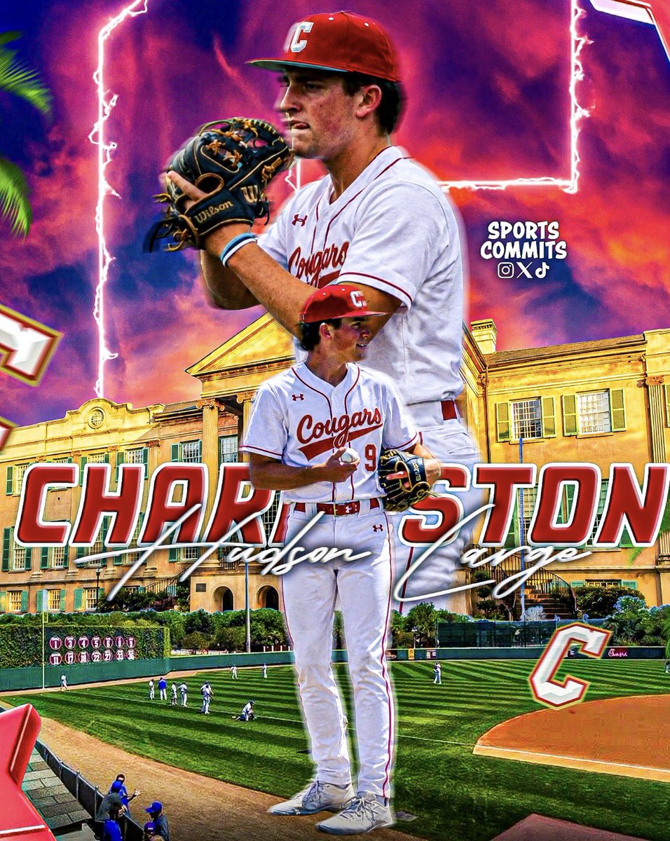 huddy_large's tweet photo. I am extremely excited and blessed to announce my commitment to the College of Charleston!!

First of all I want to thank God. I also want to thank my parents, family, teammates, and all of the coaches who have helped me get to this point. I am incredibly grateful for everyone who has believed in me and supported me throughout this journey.

Go Cougars!!!