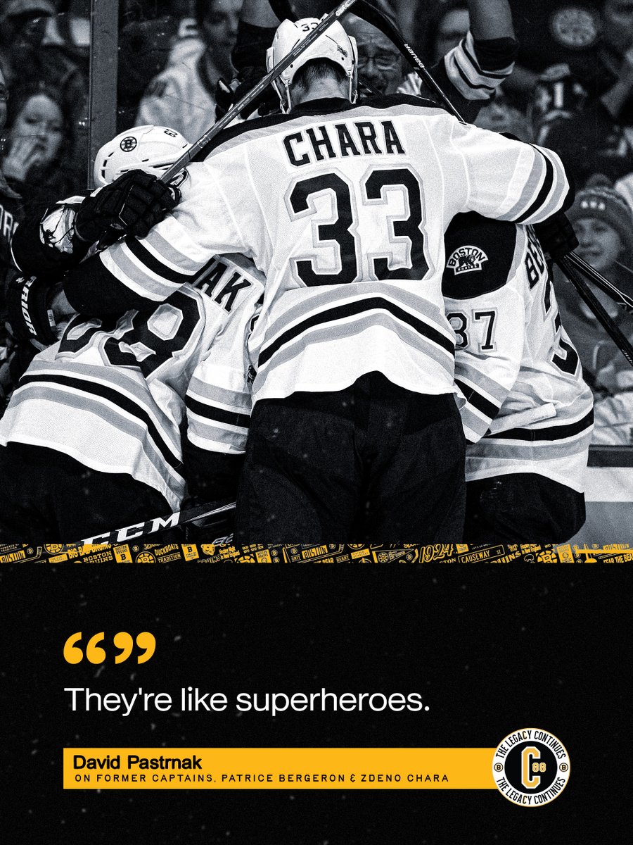 NHLBruins's tweet photo. Call 'em superheroes 🦸 https://t.co/8p1LEWoUYA