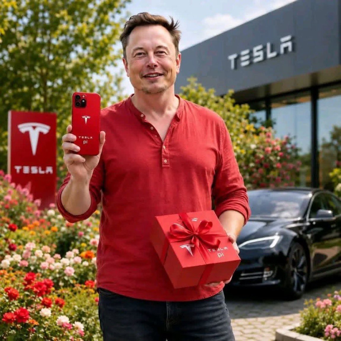 RocketMan0629's tweet photo. 🎁📱 If Elon Musk gave you this Tesla Phone for FREE, what would you do?

A. Use it every day 📱
B. Keep it sealed 🏆
C. Sell it for cash 💰
D. Gift it to a friend 🎁 https://t.co/zhyhecnCYC
