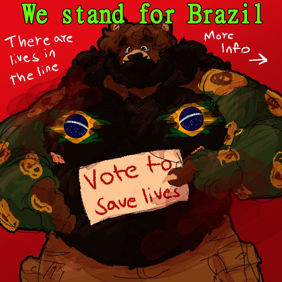 Berspring's tweet photo. There are people whose voice are being suppressed right now and people lives are at risk, please spread awareness and put effort where it will count. 
 My friends from Brazil will suffer and die if we stay silent, please share and don't let their voice die. https://t.co/vVVJ5FolAV
