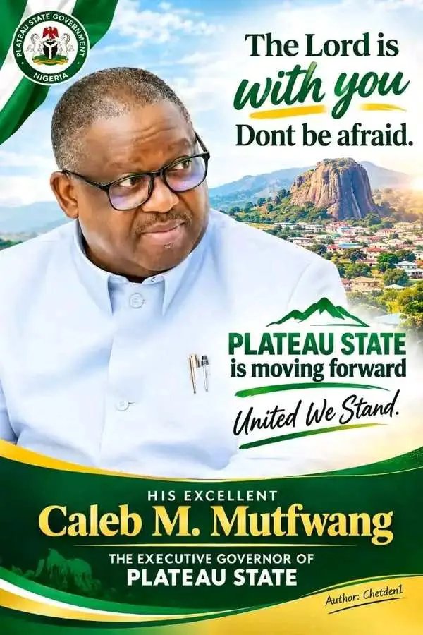 JeprinB's tweet photo. Wit faith in God n confidence in the future of Plateau,let us continue to support Gov Mutfwang. Leadership comes with challenges, but with God’s wisdom, courage n the collective support of our people, we can overcome today’s difficulties n build a more peaceful n prosperous Plato https://t.co/WpeZJvnxTF