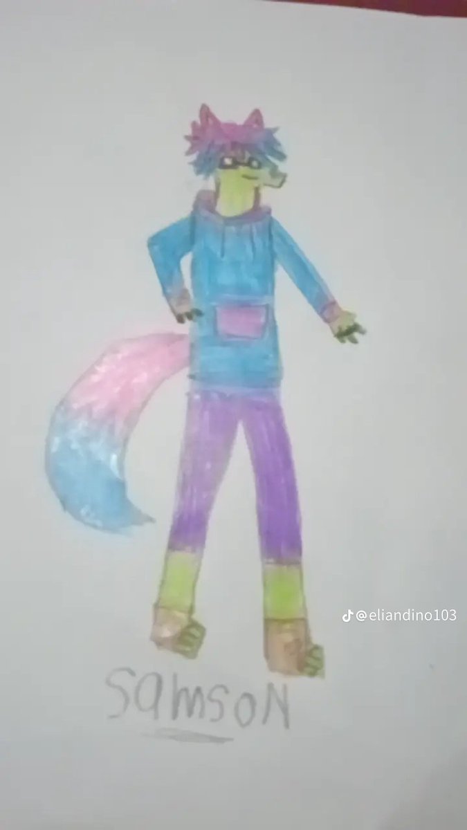 SamsonTheFemboy's tweet photo. Awww dios míos, es la primera vez que dos de mis manitos lindos (amigos) hayan dibujado a mi fursona 😍🥲❤️🫶🏽. Los quiero muchísimos 🫶🏽
#samsonthefemboy #arte #dibujo #furryart  #furry https://t.co/fUNzdiD5GC
