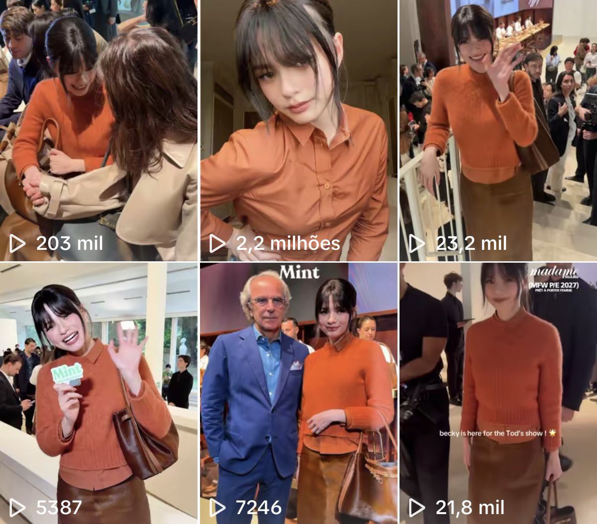 engagementbecky's tweet photo. Coleção Tiktok Becky &amp; Tod’s - Milano Fashion Week SS27 🎶

Fashion Show  [ 41 videos ] 

• salvar - curtir- comentar - compartilhar 

🔗 https://t.co/oUeCJvF1hE

#BeckyxMFWTodsSS27 #beckysangels
#BeckyArmstrong #Tods #TodsSS27 #MilanFashionWeek https://t.co/XCXwj1H4kU