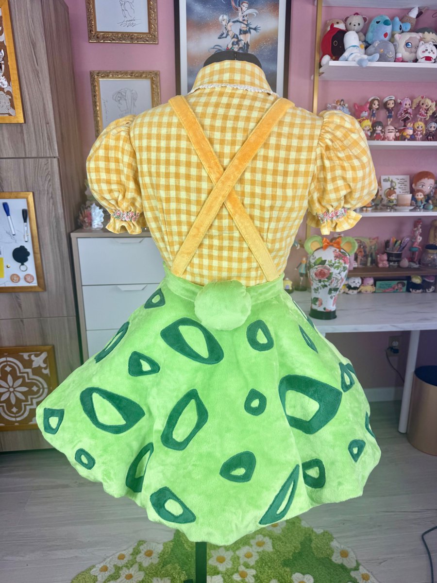 polyploidy's tweet photo. Chastiefol pinafore dress made by me ❤️🐻 https://t.co/7wokoyiG9b