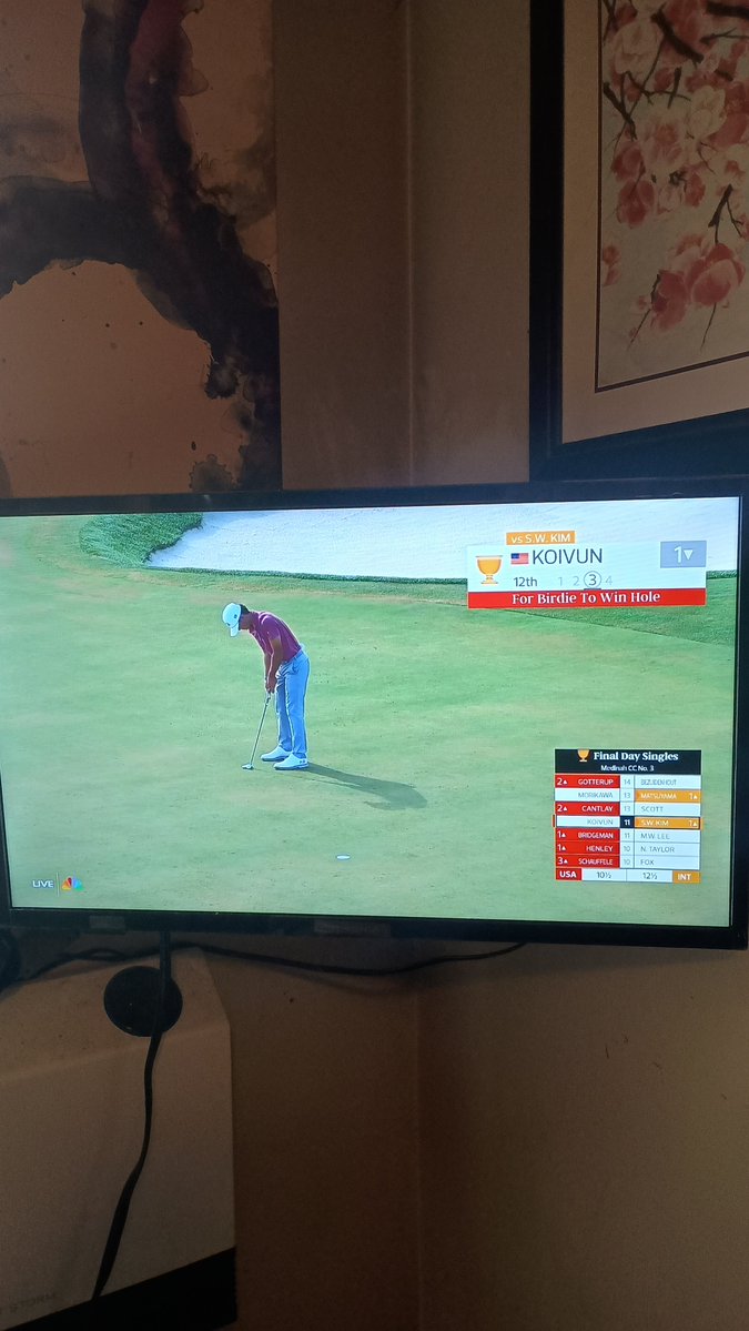 MaxxOverdrive9's tweet photo. Banger of a President's Cup @PGATour https://t.co/7aDMhHHdcw