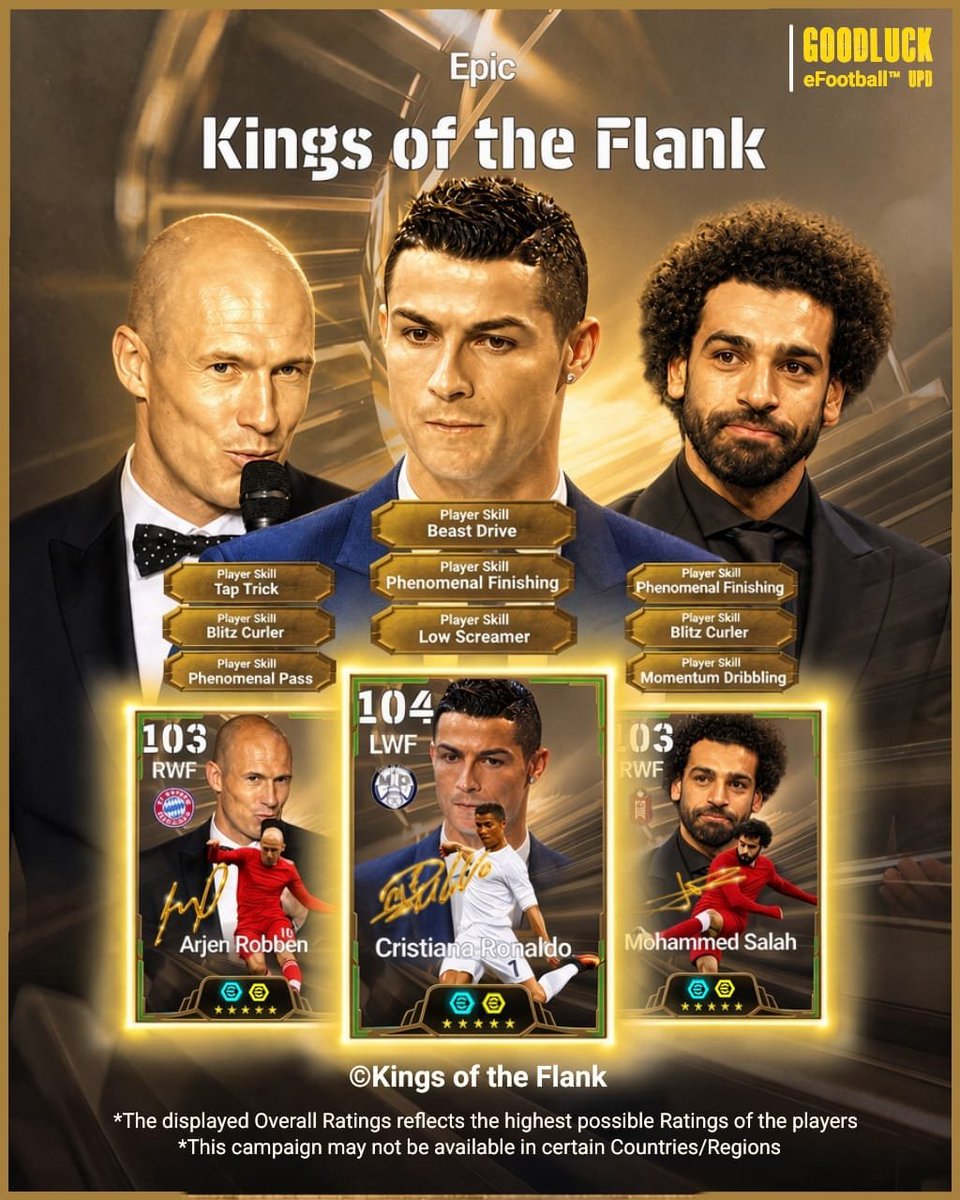 GoodluckeFb's tweet photo. [Concept Art] Epic: Kings of the flank 🧙🪄

#FanArt: Episode 1️⃣1️⃣
#efootball #イーフト https://t.co/qZ8K1q2m0C
