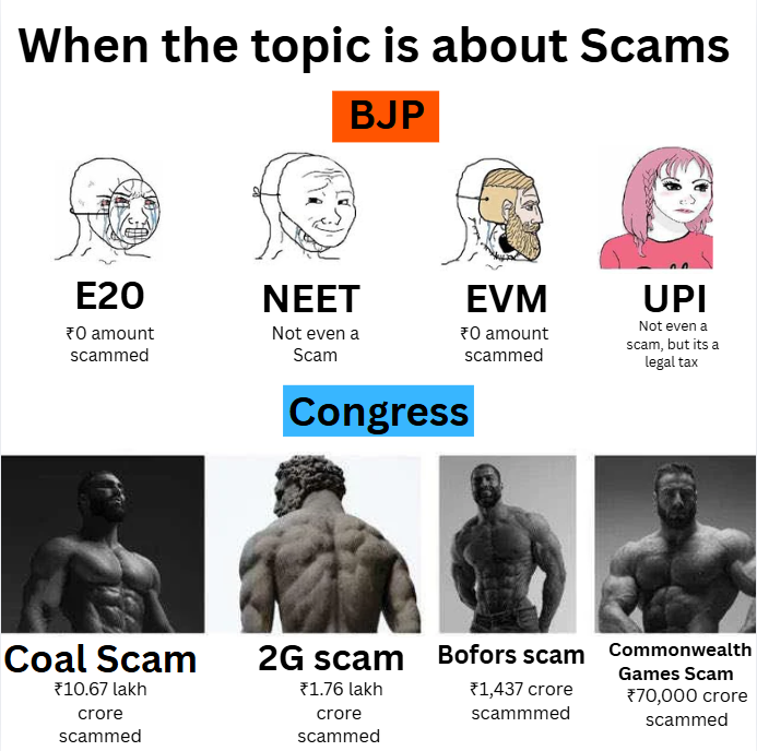 RightWingWire26's tweet photo. Scam aisa kro, ki agle 20 saal ki anti-incumbency rahe 
- sun tzu https://t.co/lULfZ1KBSL