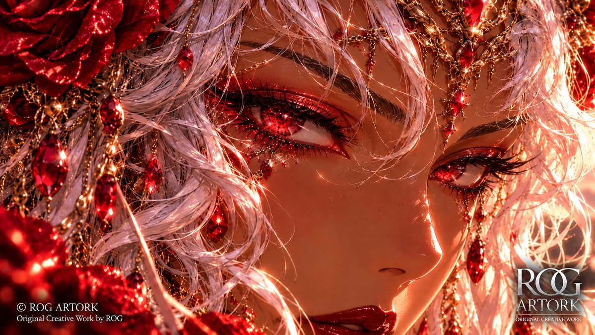 ROGArtStudio_'s tweet photo. Algo Vermelho❤️
TFTT @MartineArtB 

Os olhos de Novedzino Nokta Vualo
observam quatro talentosos artistas:

@DOD_the_OG @KeiSynthAI 
@kiri2o2312 @Vanina____   

Arte Original ROG ARTORK
#AIart #AIイラスト #OC https://t.co/acWZBVGMjL