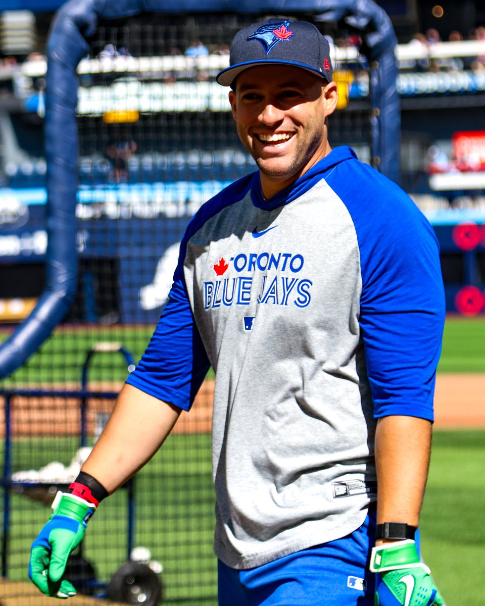 BlueJays's tweet photo. Leading Off, 
The Designated Hitter, 
Number Four 

🗣️ GEORGE SPRINGER 🗣️ https://t.co/57mG4nB0dW