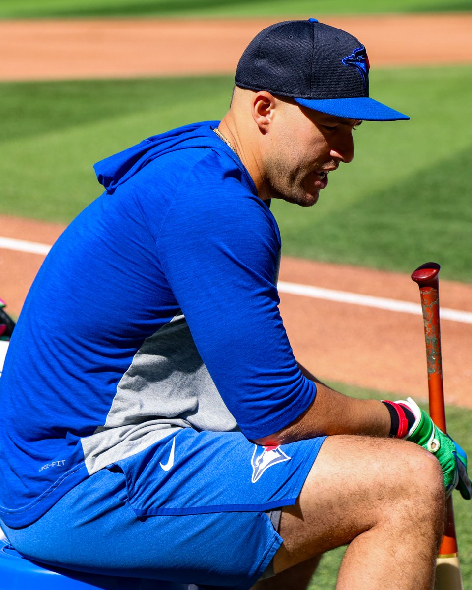 BlueJays's tweet photo. Leading Off, 
The Designated Hitter, 
Number Four 

🗣️ GEORGE SPRINGER 🗣️ https://t.co/57mG4nB0dW
