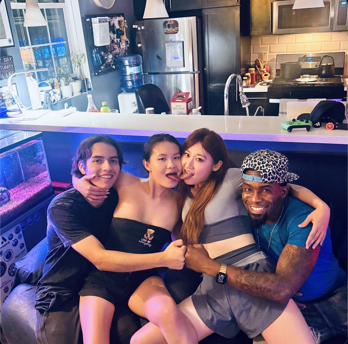 RomeMajorxxx's tweet photo. Straight from the https://t.co/if2rTrIfaJ podcast to the bedroom 😈🔥 No breaks. No slowdown. Just straight Major Work with @itzsakura02 @ChloeLin66 @BlakeRoss_ 💦🎬

This wasn’t just a scene this was a full takeover. One of those moments you don’t forget. https://t.co/if2rTrIfaJ going all the way up. Salute 🫡 📸 OTS