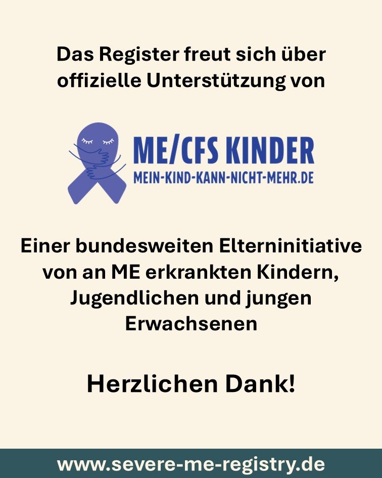 ME_Registry_GER's tweet photo. Offizielle Unterstützung von *ME/CFS KINDER - Mein Kind kann nicht mehr*. 💙

Die bundesweite Elterninitiative macht auf die Situation von Kindern, Jugendlichen und jungen Erwachsenen mit ME aufmerksam. Sie klärt über die Erkrankung auf, gibt betroffenen Familien eine Stimme und hilft Familien auch in existenziellen Akutsituationen.

#MECFS #Forschung #Research