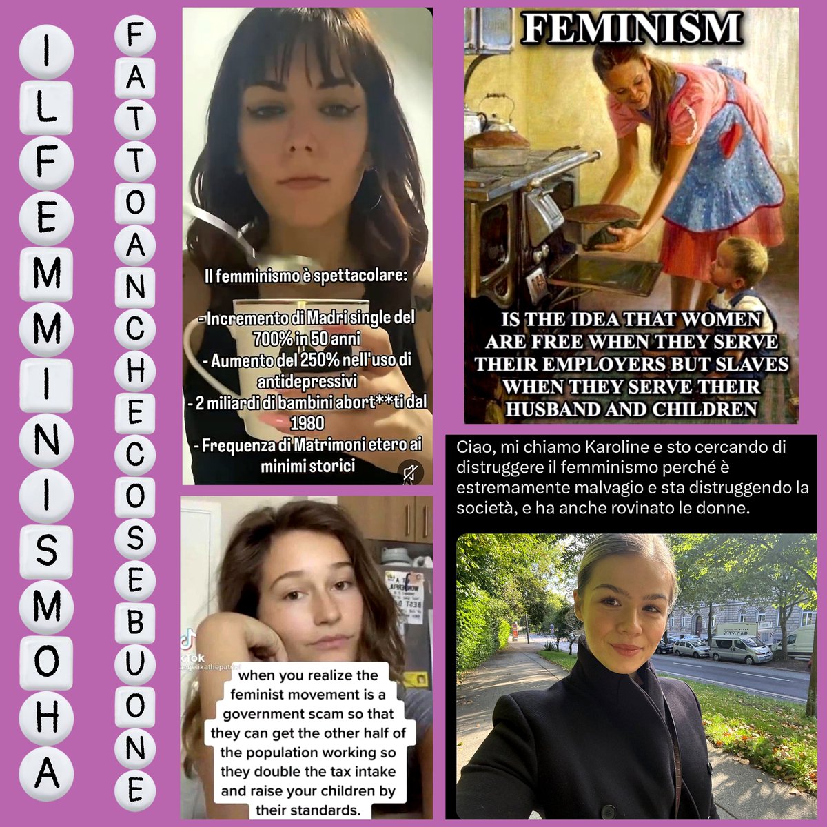 evolversim's tweet photo. Il femminismo ha fatto anche cose buone. 

Ci hanno detto. https://t.co/xatDSsJgHI