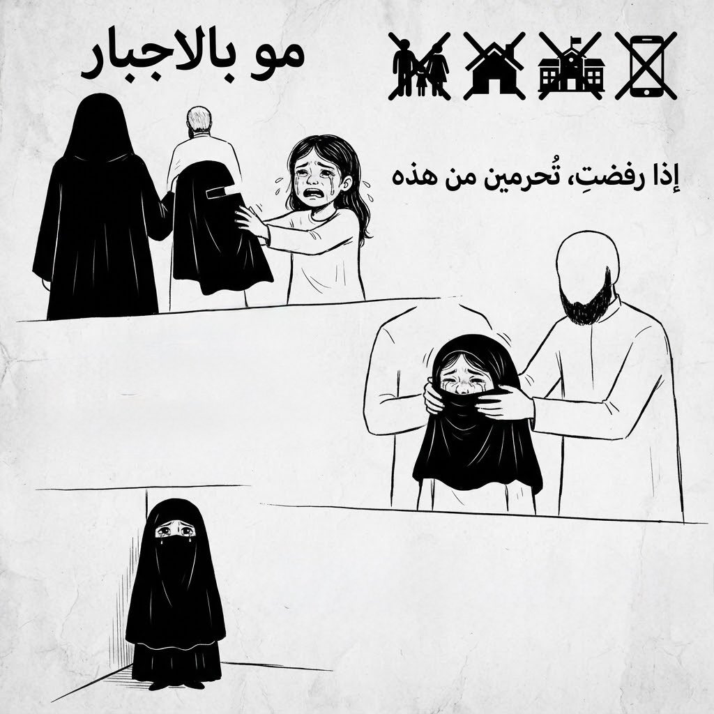 FeministLno's tweet photo. مو بالإجبار :

#نبدأ_2027_بلا_نقاب
#٢٠٣٠_بلا_نقاب
#mo_more_nigab https://t.co/dVXJXizg1i