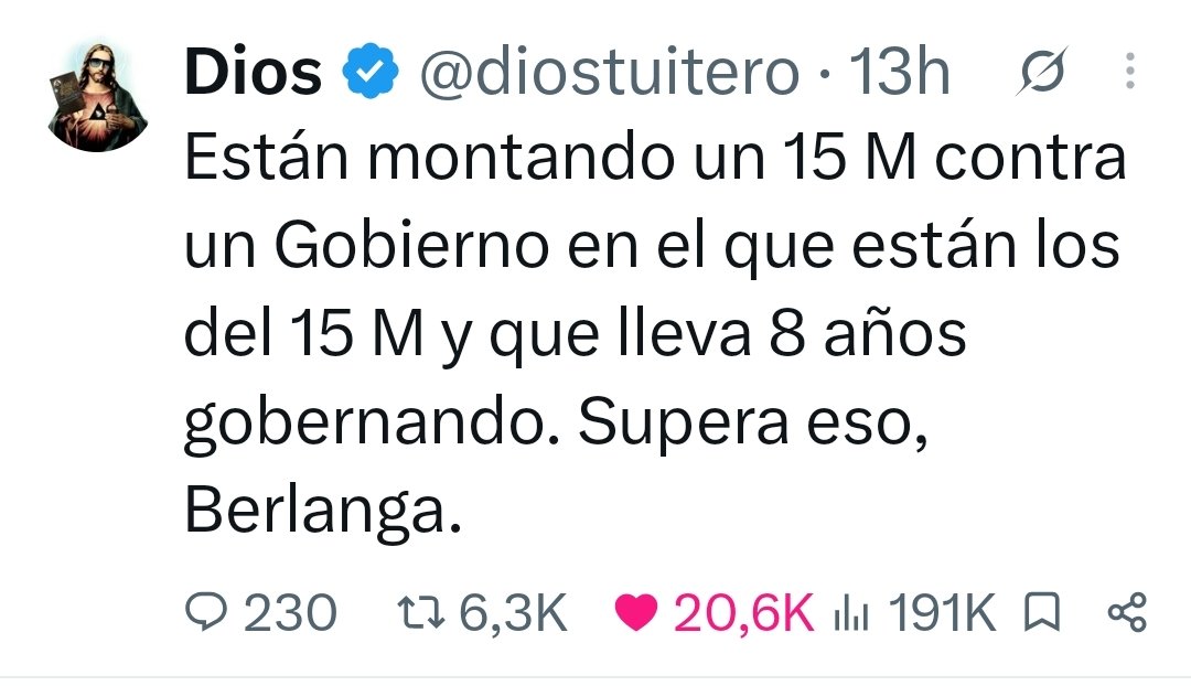 MARIAGRANADA's tweet photo. Nivel Dios!!!
@diostuitero https://t.co/16fMv8gXsb