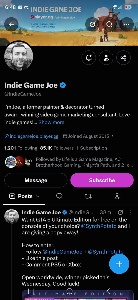Kc1994Collins's tweet photo. @IndieGameJoe @SynthPotato Ps5 please and thank you ! https://t.co/4f85LTV22i