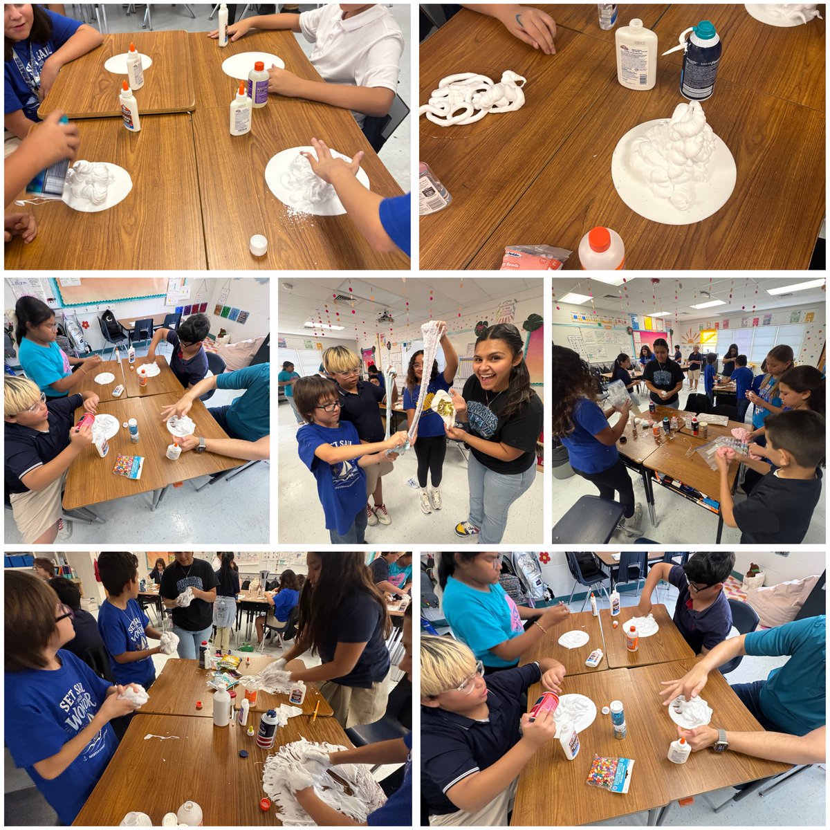 APerez_MCE's tweet photo. Ms. Perez’s Slime Shop is OPEN! 🫧✨

We applied decimal operations, estimation, budgeting, expenses, profits &amp; advertising.

From the classroom to business owners!📊

Extending our learning beyond the classroom!🩵
@SocorroISD @NoraMacias_MCE @MHerna_MCE #teamSISD https://t.co/zt8vpgs4Yl