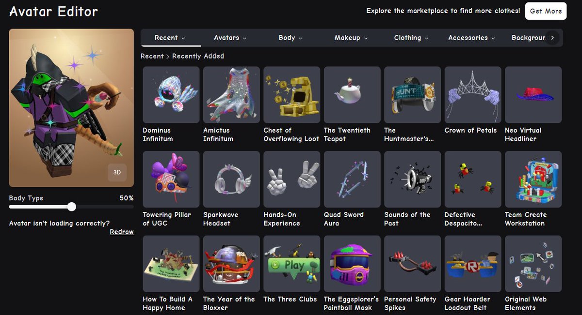 Greendino11_FE's tweet photo. Lol okay thanks for the dominus ig roblox. The hunt 20 was okay but most of the hats were good. https://t.co/vcO6io0q7n