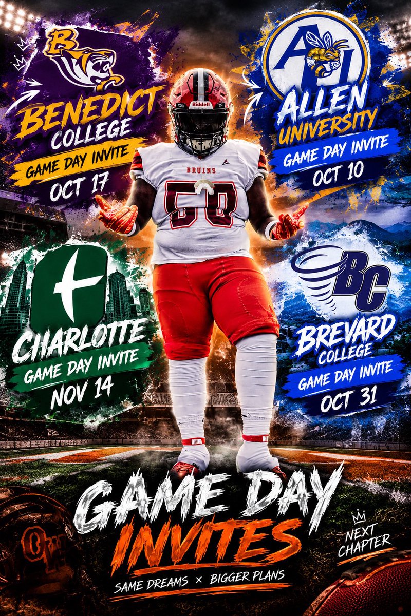 dbatt55's tweet photo. Upcoming Game Day Visits coming up , Can’t wait to get the experience and more. First Stop ,Allen🐝🔵🟡.
@TyCrutchfield99 
@chrishatch00 
@CoachMcRae77 
@CartersTheory 
@LosSuperman 
@DontaEvans https://t.co/R3I7F58Yry