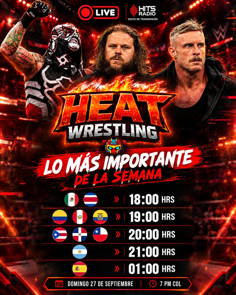 worwrestlingcol's tweet photo. 🔴 ESTA NOCHE EN VIVO - HEAT WRESTLING
WWE, AAA, Worlds Collide, All Out y TODO lo que dejó la semana.
Suscríbete, deja tu LIKE y comenta.
Hablamos de todo. ¡Nos vemos! https://t.co/2u87Vgs5hF
#WWE #AEW #LuchaLibreAAA #WorldsCollide #AllOut #TNAWrestling #SYX #TNAWrestling https://t.co/gpS22VXqKm