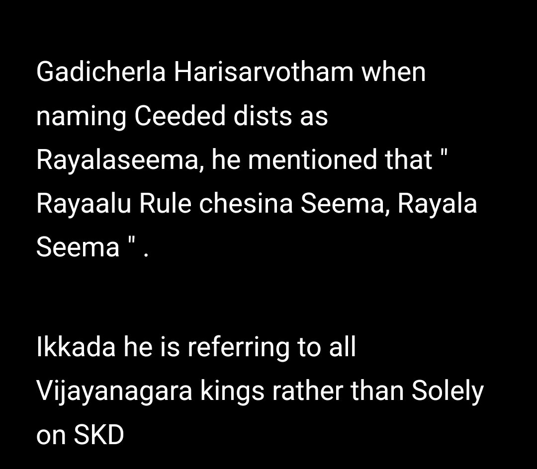dragonpaksh_19's tweet photo. But Still SKD is from KA...he is just a small part of Empire

Sangama dynasty - Telugu ani konni theories unnayi, Kannada ani konni theories unnayu

Araveti dynasty is from Kurnool/Nandyal dist

So we have to focus on other kings as well.. https://t.co/wU17gm53fz