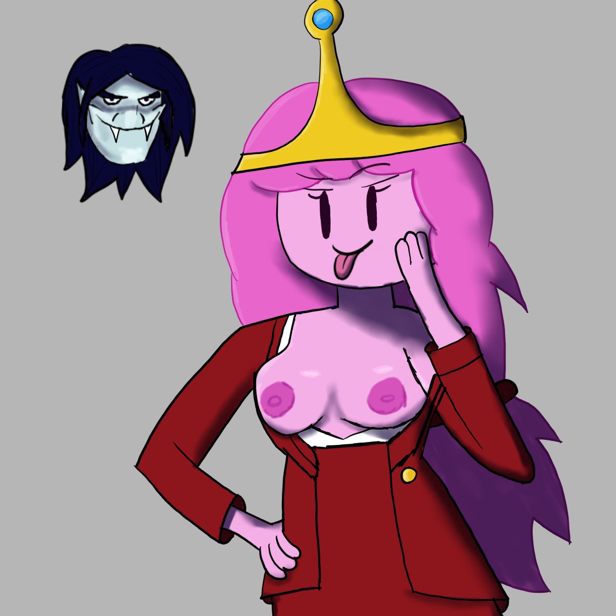 pyrohappy18's tweet photo. #adventuretime #marceline #princessbubblegum https://t.co/fjx7vI0u9O