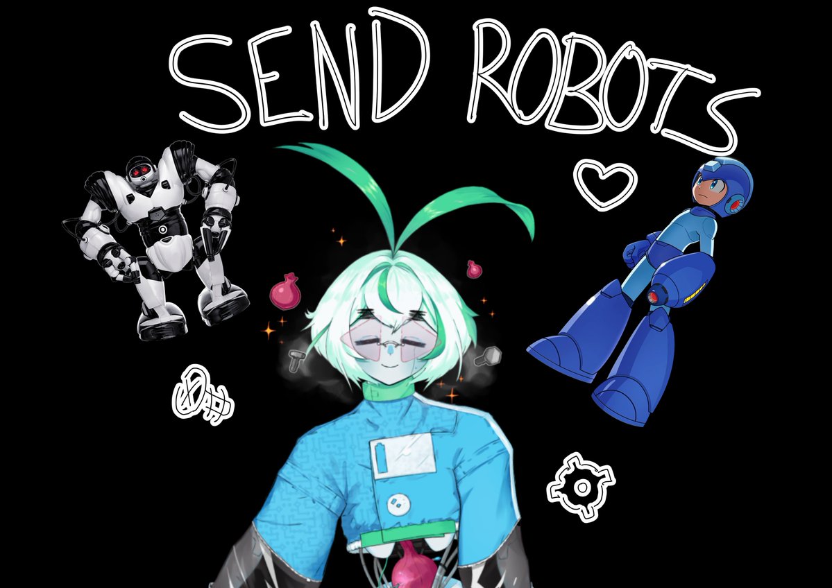 MemoryLeekOnion's tweet photo. ANY AND ALL! SEND YOUR FAVORITE ROBOT CHARACTERS! I WILL REVIEW THEM ON STREAM SAT 10/3 7PM EST - New viewers OK! https://t.co/7BRhzttWOe