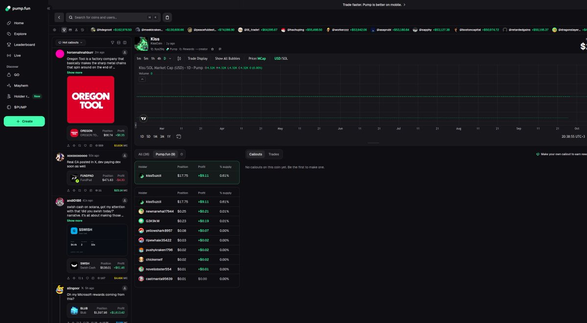paper_wallet_co's tweet photo. @DrWhaleReal $KISS. KissCoin. Still early on https://t.co/AeQAoTS7CH — flat chart, real bags forming.

https://t.co/Oyq5yR4rXU

Not financial advice 🫡 https://t.co/RisN12G8Ca