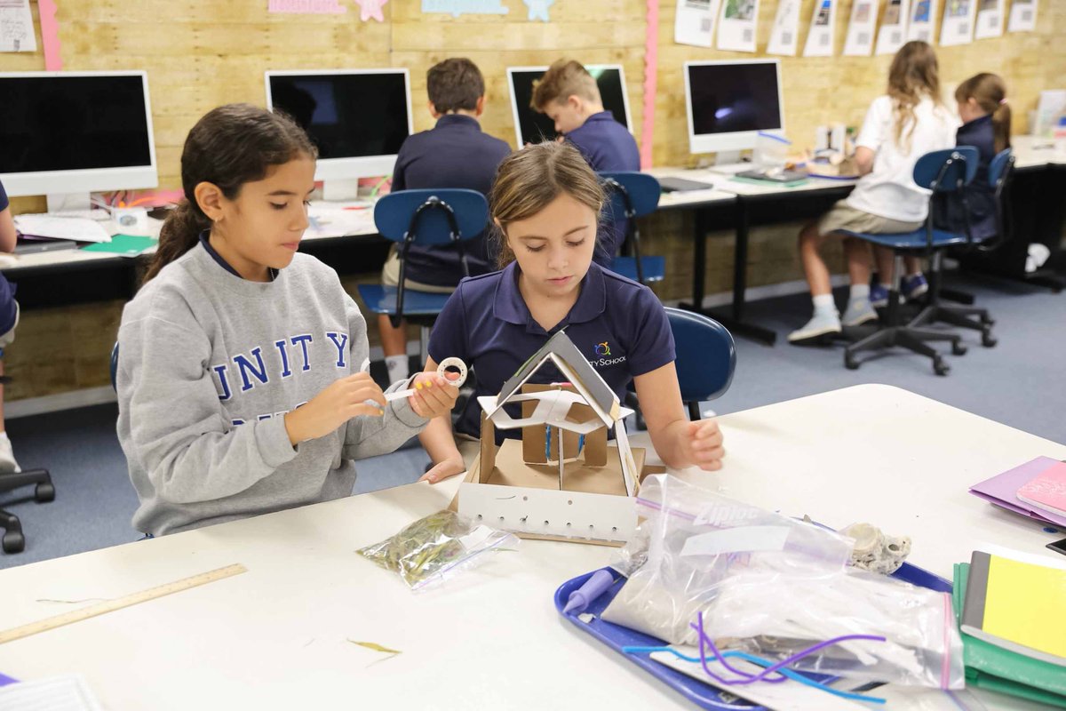 UnitySchoolFL's tweet photo. 🌪️ 5th Grade engineers are tackling FL weather! They engineered 1800s St. Augustine residential models to endure simulated environmental hazards. See them in action Wed, 9/30 at 5:30 PM! 🛠️🔗[Link] #UnitySchoolFL #America250 https://t.co/wjUl1foZc3