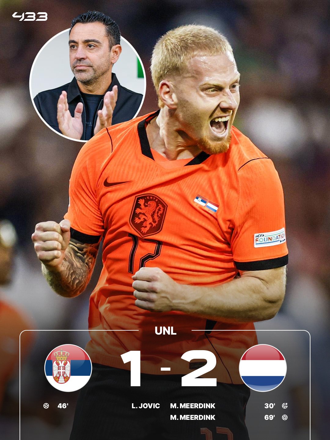 Serbia 1-2 Netherlands | Nations League