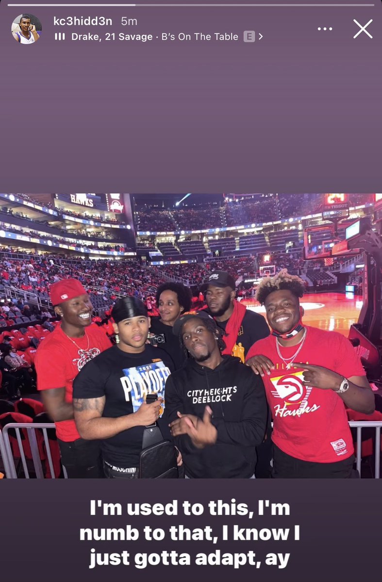 StreamersEra's tweet photo. Kai Cenat posted a photo of AMP on his IG story amidst the Reggie &amp; Clover Boys drama 👀 https://t.co/vsULExl6Rd