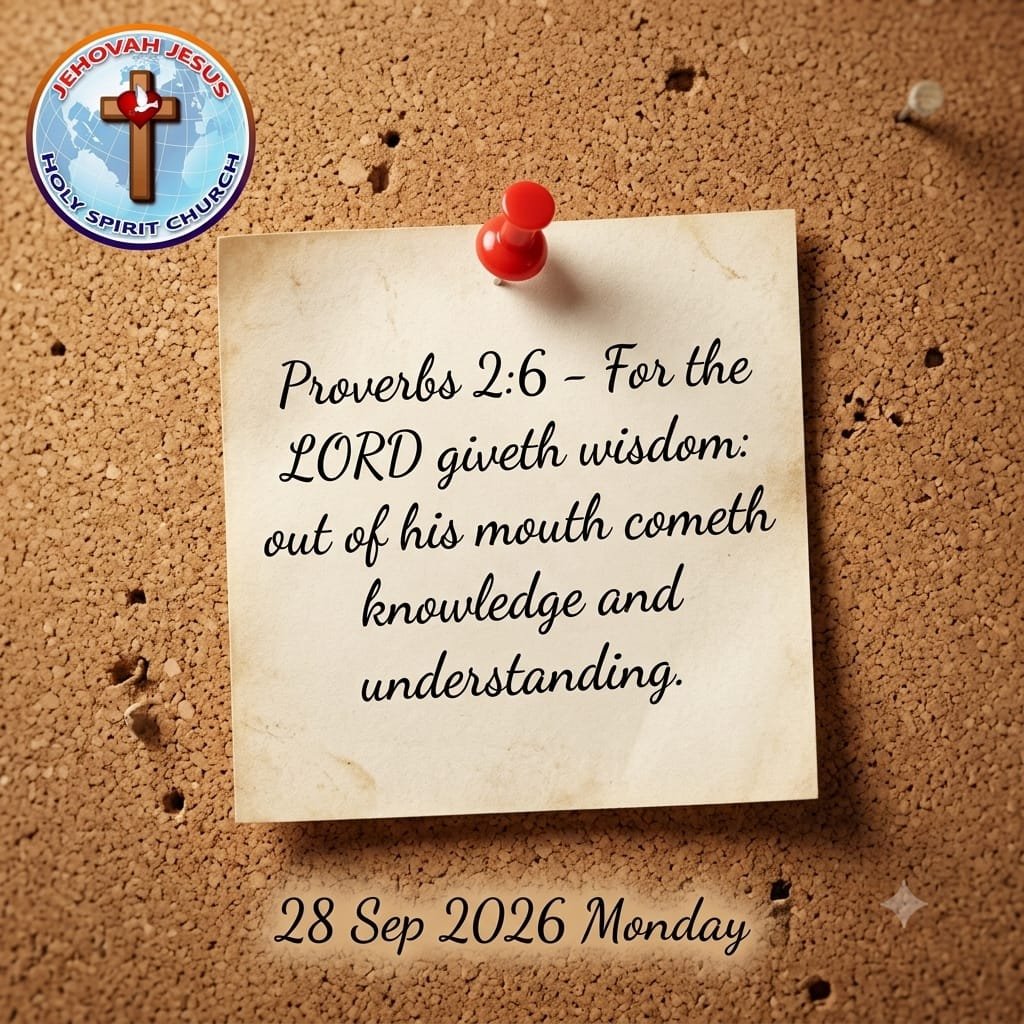 jjhchurch's tweet photo. Hallelujah. Praise JESUS. The Creator of Everything - The LORD JESUS CHRIST is Handing us the Key to Divine Wisdom. Read a Proverb everyday. In JESUS Mighty Name, Amen.Thank you JESUS
#LORDJESUSCHRIST #LORDJEHOVAH #HOLYSPIRIT #HOLYBIBLE #LORDJESUS #LORDCHRIST #JESUS #CHRIST #HOLY https://t.co/otXnfUrDh6