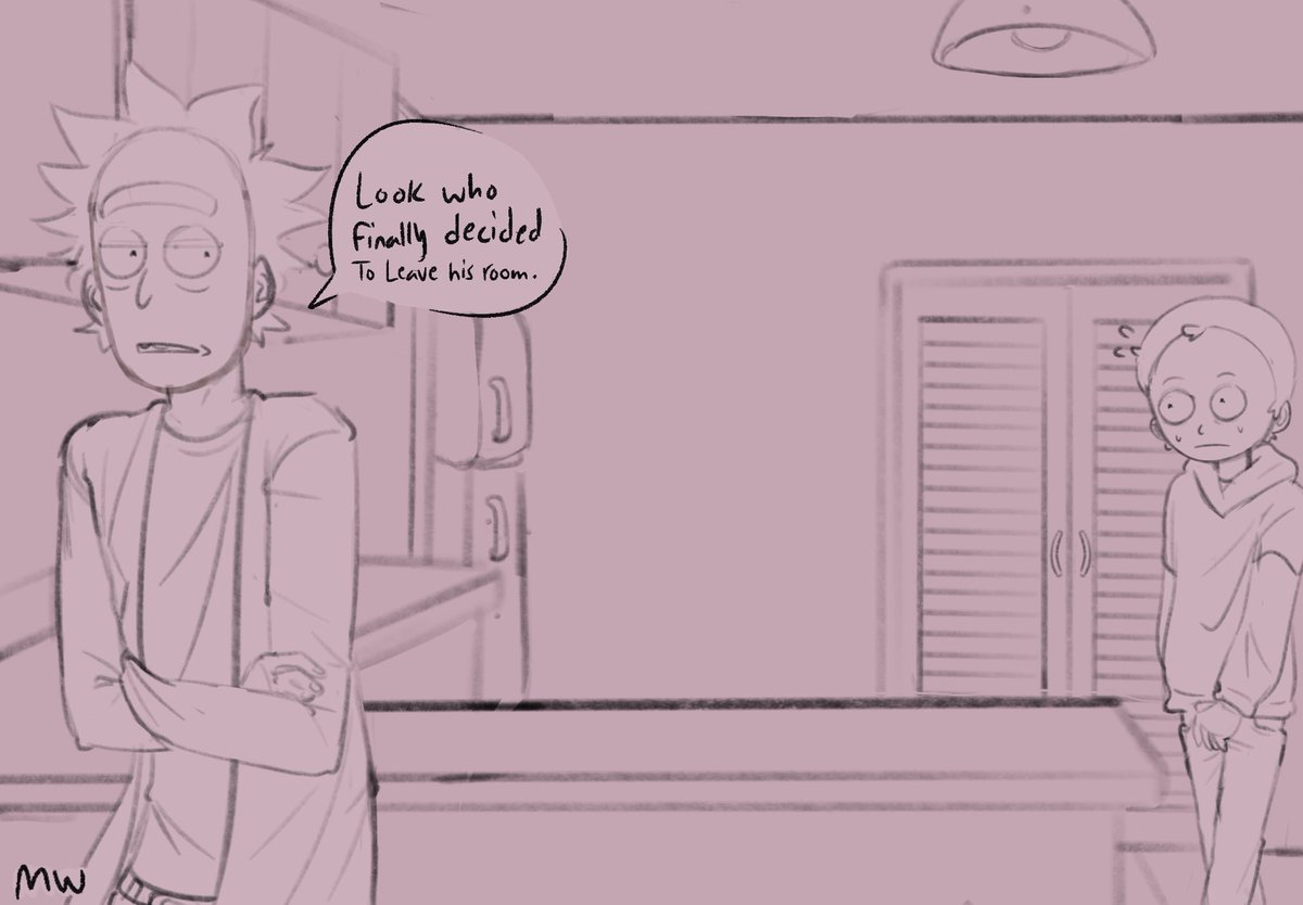 Meiwzbt's tweet photo. Morty sh angst comic  (4/15)

#rickorty #rickandmorty https://t.co/Ui8QukB6IE