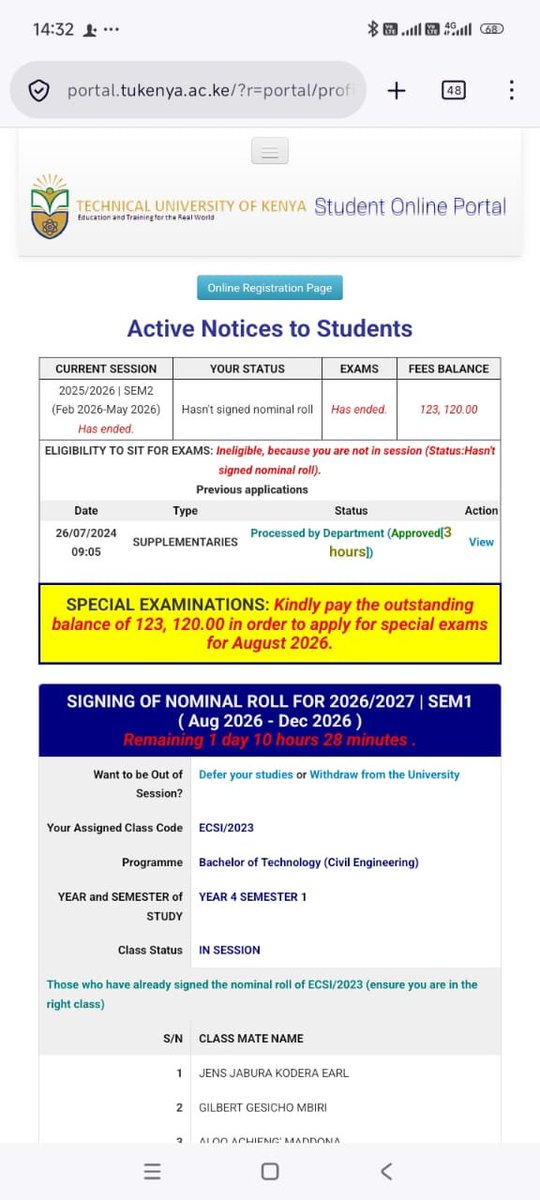 Kawy_Pam's tweet photo. Justine is a fourth year student at TUK,he however risks dropping out due to a fee balance of Ksh 123k after his scholarship was abruptly stopped.

He has just 1 day remaining to sign the nominal roll(as in F1 ) or forget about school.

Kenyans of good-will, let's come together for him.
His number is 0711245429

@EduMinKenya 
@HELBpage 
@HonJuliusMigos