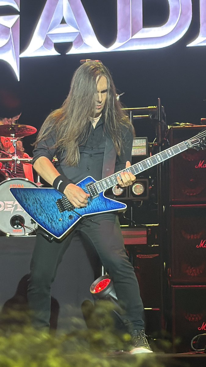 SleepyDeveloper's tweet photo. @Megadeth @DaveMustaine was amazing at BMO 9/25/26! They opened with Devil’s Island!!!!! https://t.co/6bQFXfQgNE