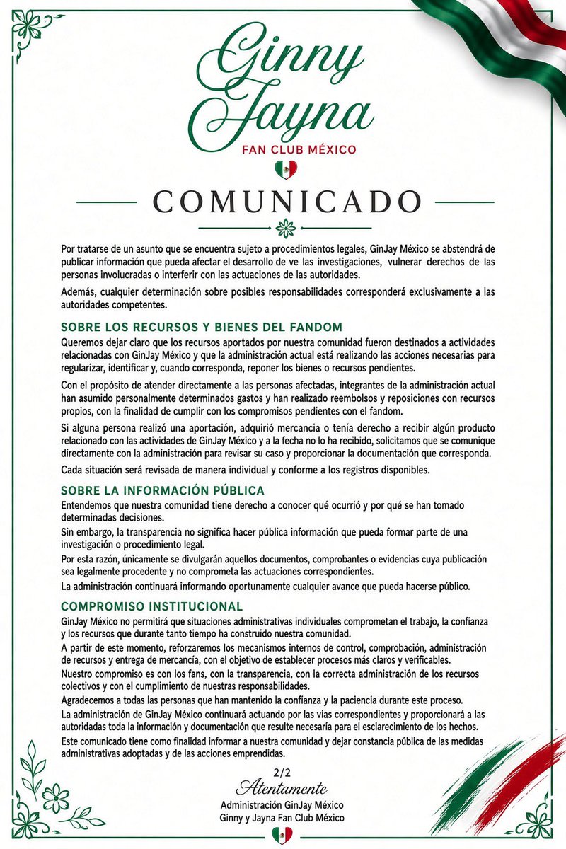 GinnyJayna_FCMx's tweet photo. Información importante 🚨

#ginjay #fyp #gl #ginjaymexico #girls https://t.co/3dwP5b8E9l