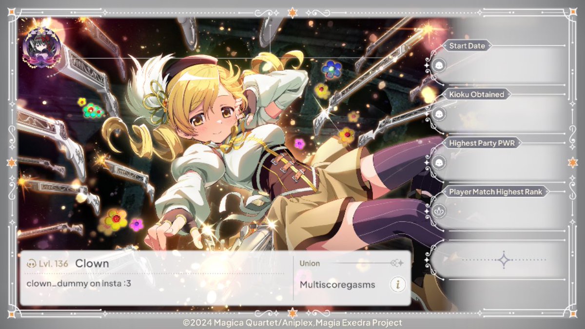 crayonsharpen's tweet photo. Profile created!
#madoka_exedra #madoka_exedra_profile https://t.co/eQGjB2O7TN