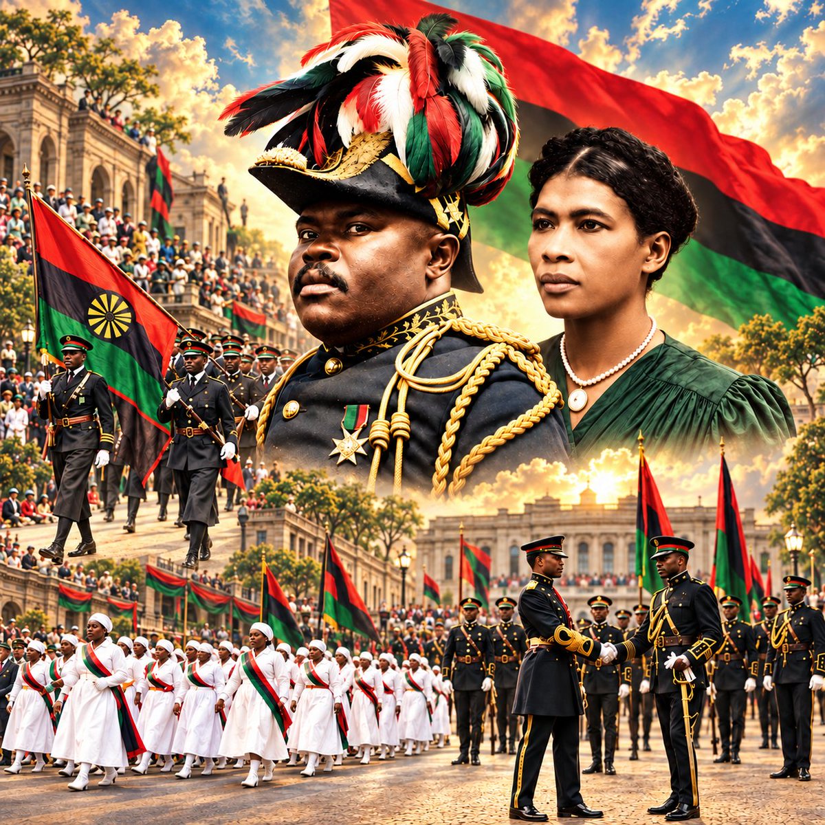 ShakaRaSpeaks's tweet photo. The disrespect of Papa Garvey & Universal Afrikan Nationalism as a political philosophy & movement is in part predicated on the fact that Marxists have claimed a monopoly on Revolutionary thought & practice... And many of us have endorsed that monopoly as our own.

To address this Garveyites must focus on investing in scientifically developing Universal Afrikan Nationalism in thought & action. 

Anything else is defecit to requirement.

🙏🏿🔴🖤🟢
