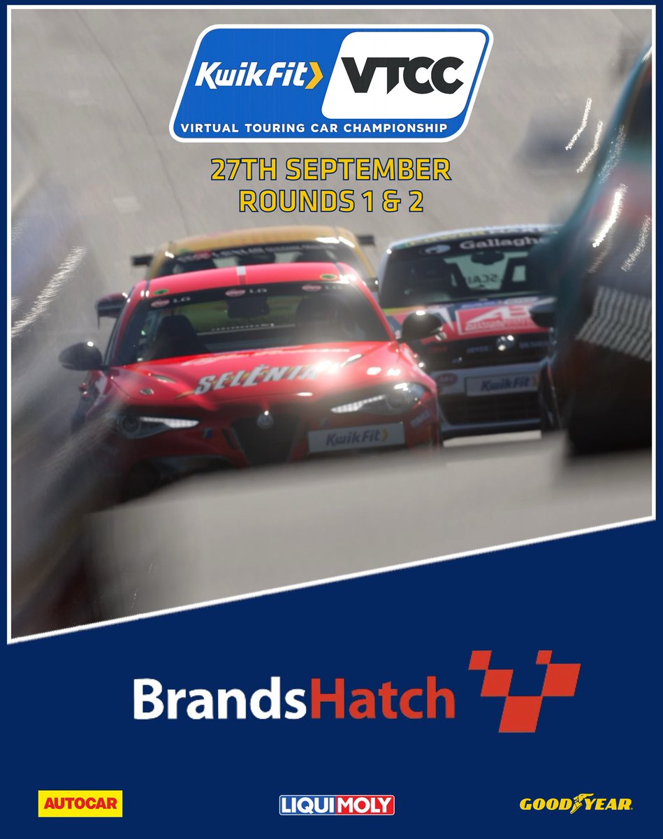 eSports_VES's tweet photo. Tonight is the start of the 2026 VTCC season.
@SportscarJoe is the defending champion, can he defend the title?
We are at Brands Hatch Indy for Rounds 1 & 2.
#playstation #gt7 #kwikfit #goodyear #liquimoli #autocar #ves #btcc https://t.co/bby1TuHk5k