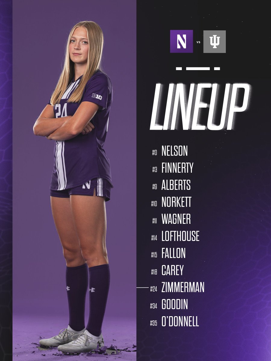 NUWSoccer's tweet photo. Our Lineup on the Lakefront 🌊 https://t.co/T5avmMSBTe