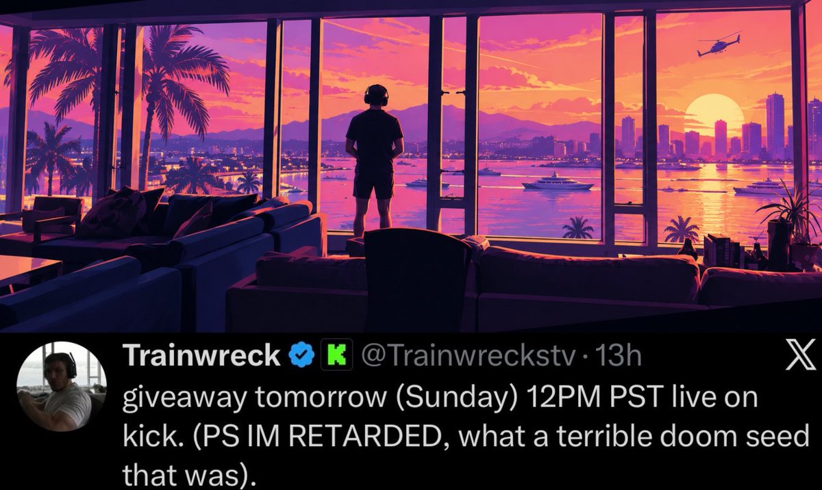 TrainUpdates's tweet photo. 🚨| UPDATE: Train will be live soon and will be doing a giveaway on stream today https://t.co/128B53hT6K