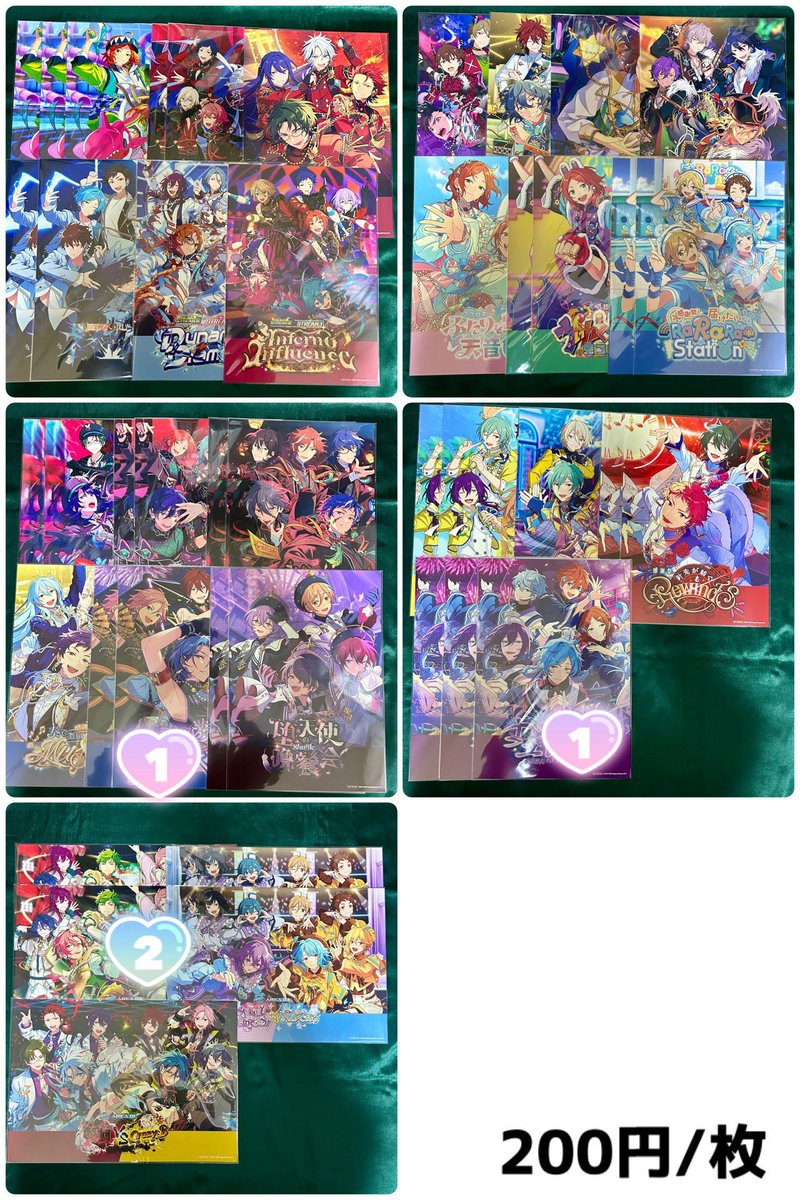 mugi_grass's tweet photo. @10_MT_07 こんばんは。
検索より失礼致します。
こちら画像記載額にて下記ハート記載した点数分お譲り頂けないでしょうか？
また、青いハート分を特に求めており、青いハート含めたお取引を希望しております。
ご検討頂けましたら幸いです。 https://t.co/oR4IwDqnSY