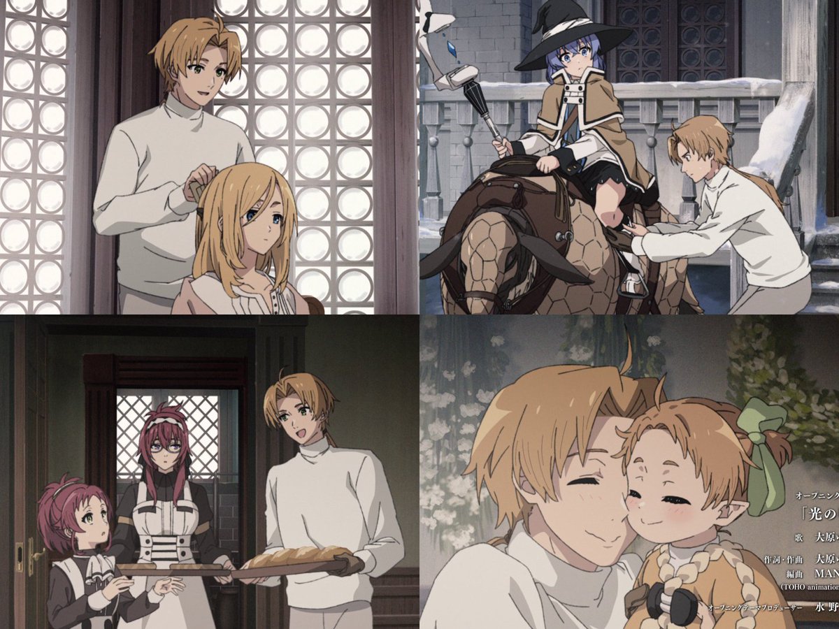 Marte_Aleks's tweet photo. Creo que de mis partes favoritas de este capítulo fue ver que a pesar de que Rudeus no le había hecho nada malo a su familia ni dado un mal trato como su contraparte del diario él actuaba como sí si hubiese sido "él" el que tuviese la culpa. https://t.co/nYqEYZqryo